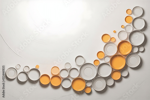 Modern Wall Art – Circular Plates Decor