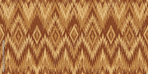 Moroccan-inspired geometric pattern in warm earthy tones.