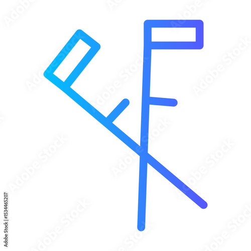 crutch gradient icon