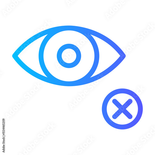 blind gradient icon