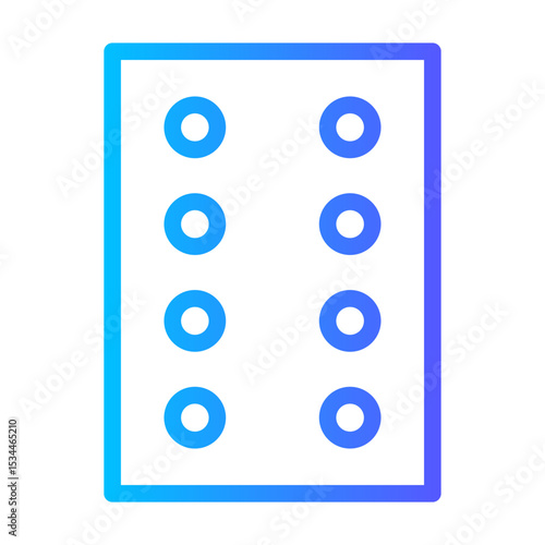 braille gradient icon