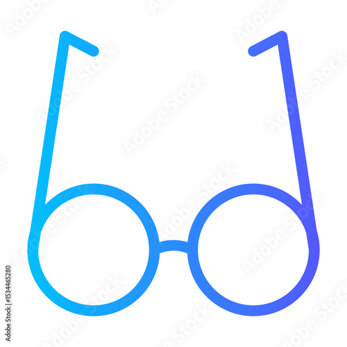 glasses gradient icon