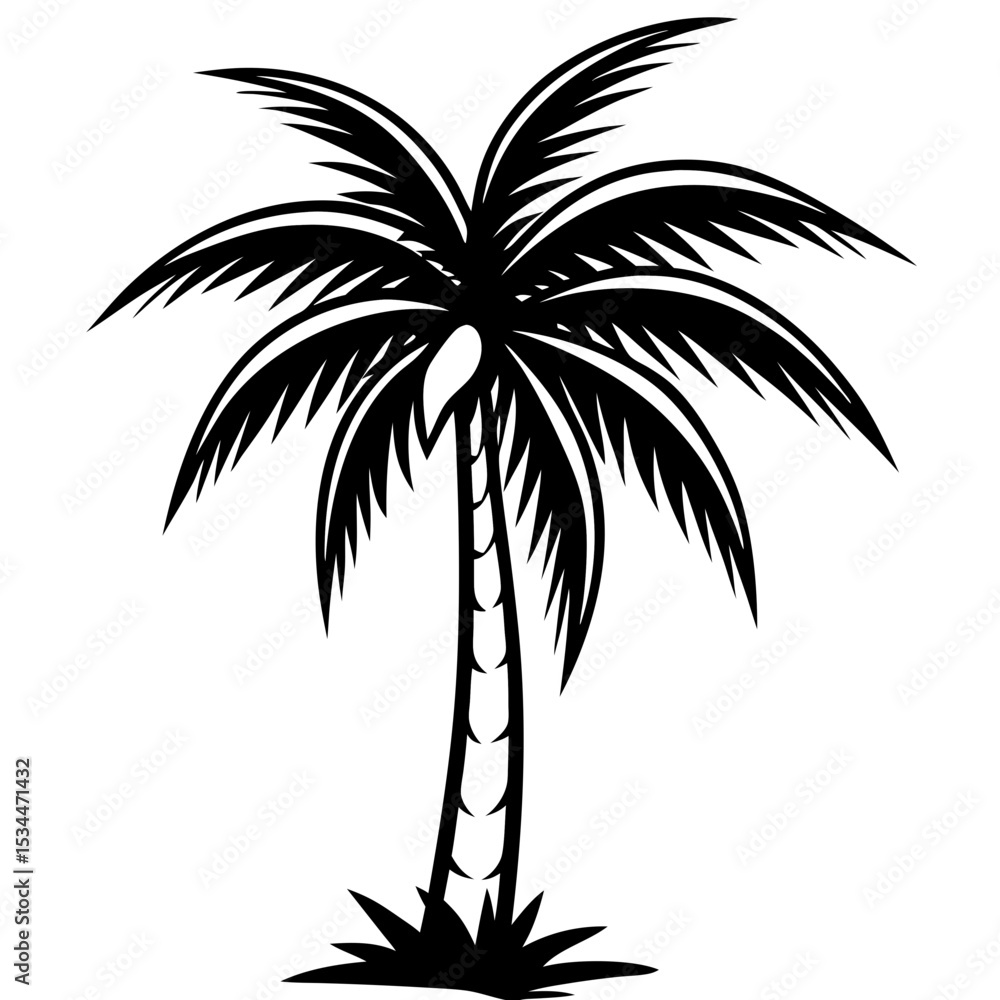 Obraz premium Tropical Silhouette Art