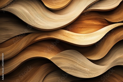 Abstract Wood Waves