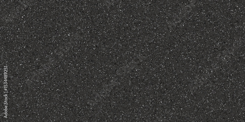 Abstract design with black paper background and terrazzo flooring texture. Terrazzo design with white polished sandstone wall texture. this design are uses for Quartz surface white.	