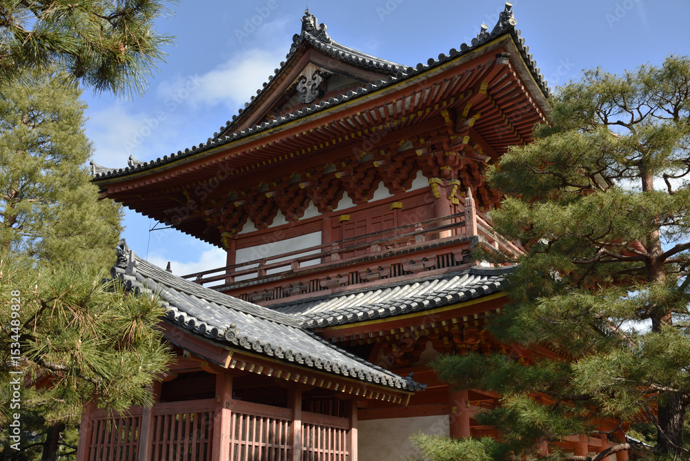 Obraz premium 大徳寺山門 金毛閣(京都市北区)