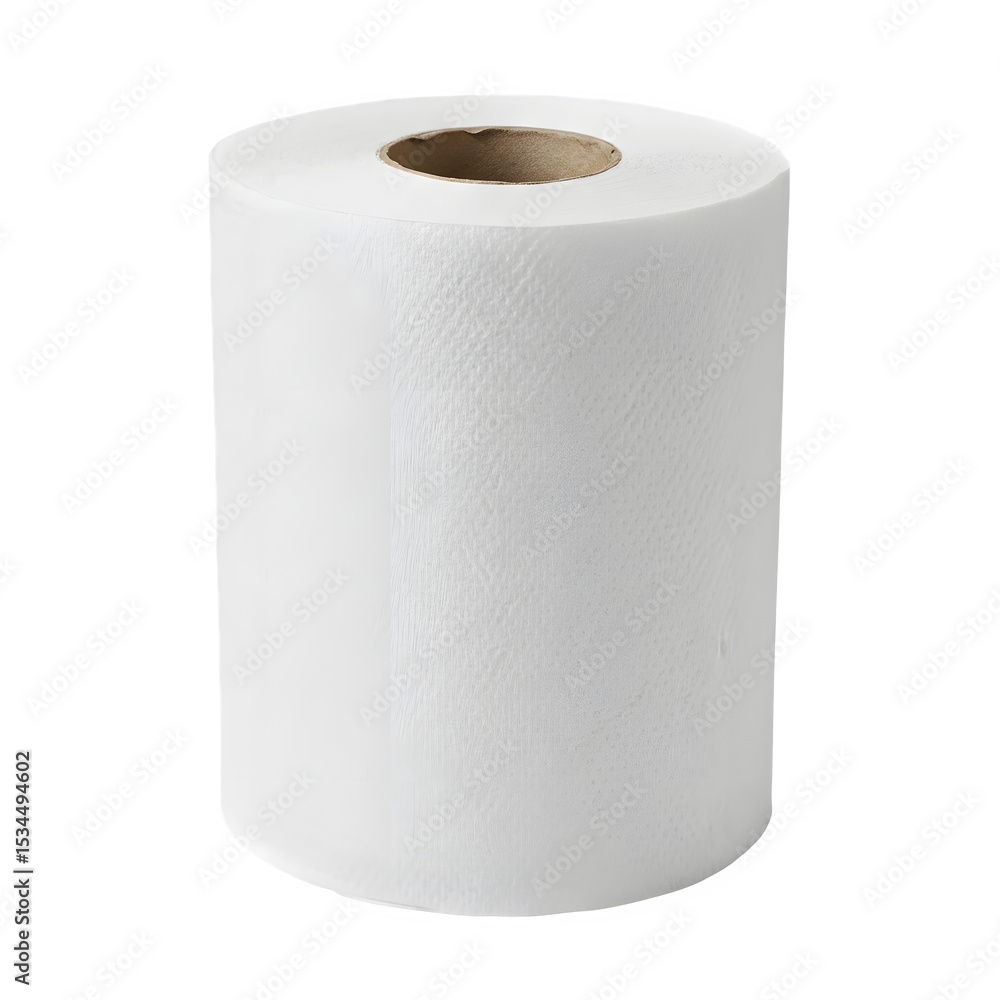 Kitchen paper towel isolated on white or transparent background. PNG Kitchen paper towel isolated on white or transparent background. PNG