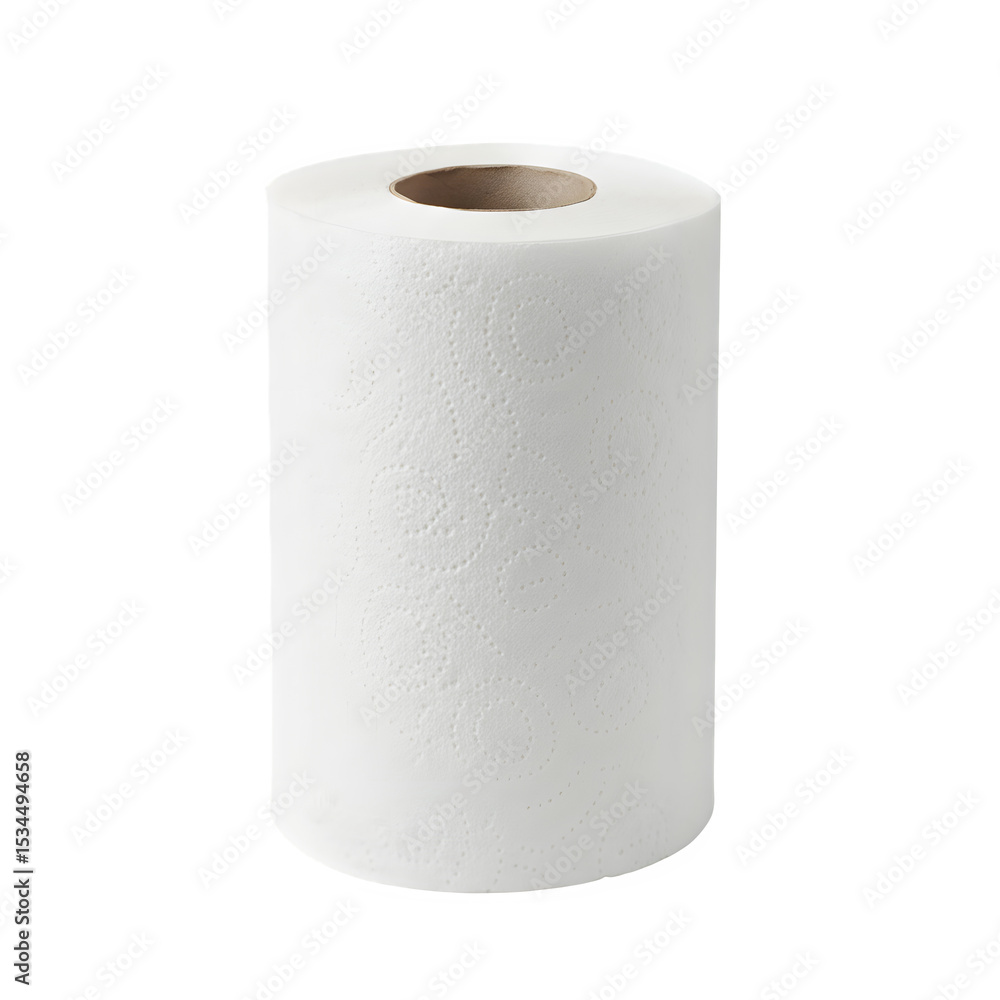 Kitchen paper towel isolated on white or transparent background. PNG Kitchen paper towel isolated on white or transparent background. PNG