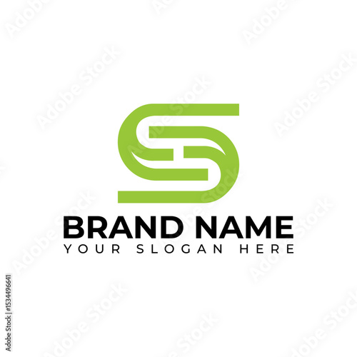SD DS Logo design Concept vector art illustration