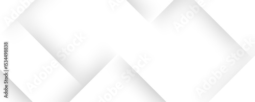 folded paper with curled corner like Gray and white geometric background with copy space vector. Abstract design with White smooth architectural background 