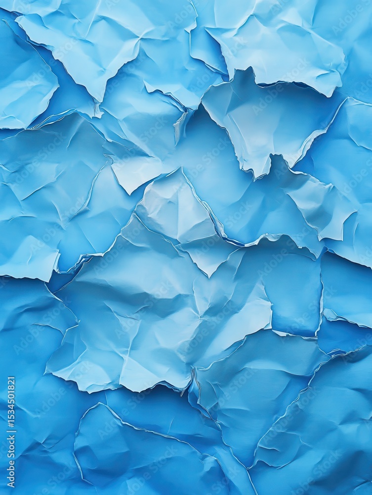 Fototapeta premium blue torn paper