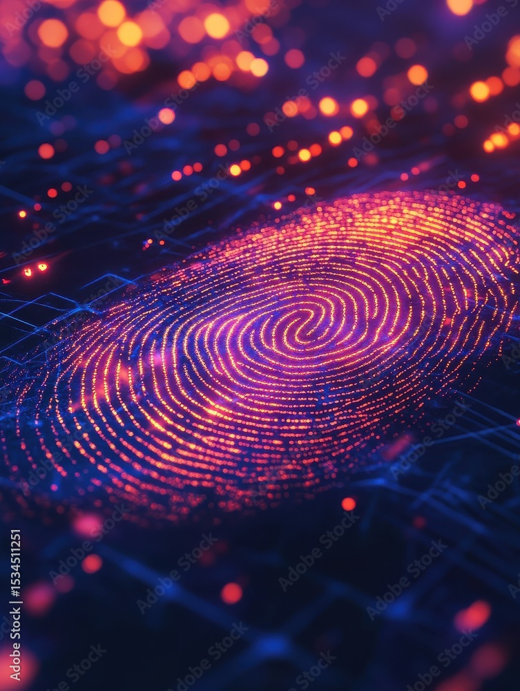 Biometric fingerprint scan, enhanced security access with digital touch technology Biometric fingerprint scan, enhanced security access with digital touch technology