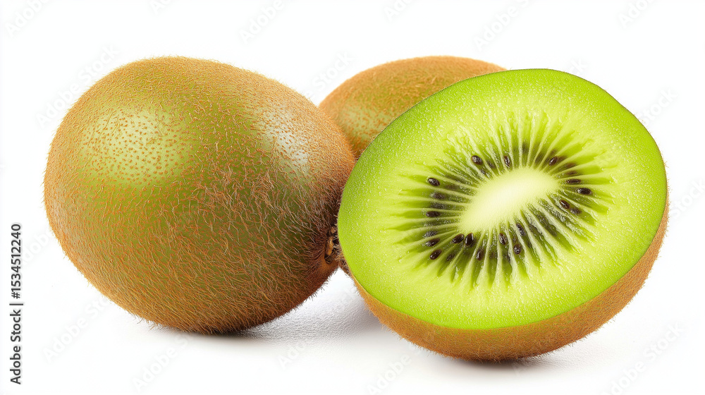 Fototapeta premium Kiwi isolated on white background