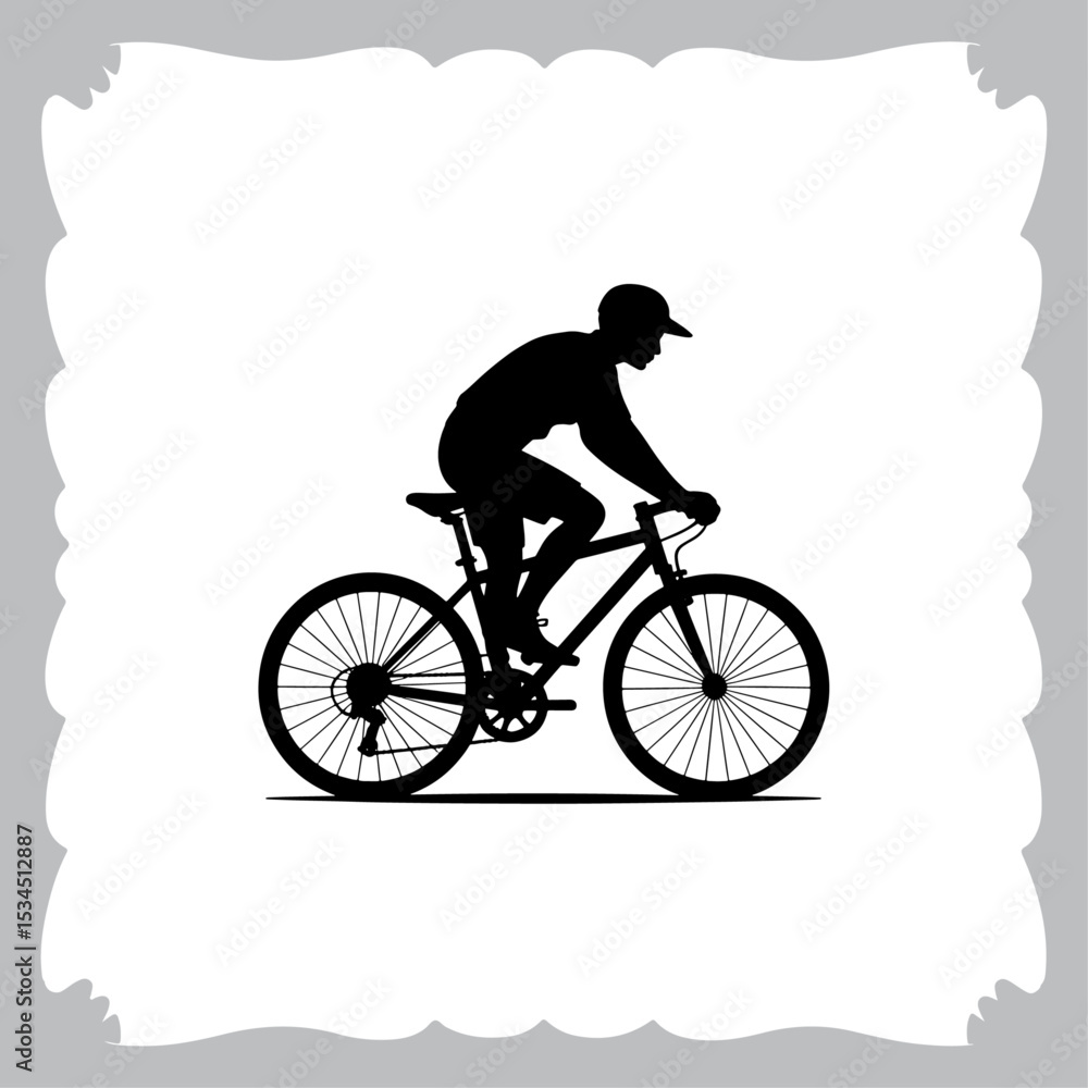 Fototapeta premium Vintage bicycle vector illustration with retro style isolated on white background