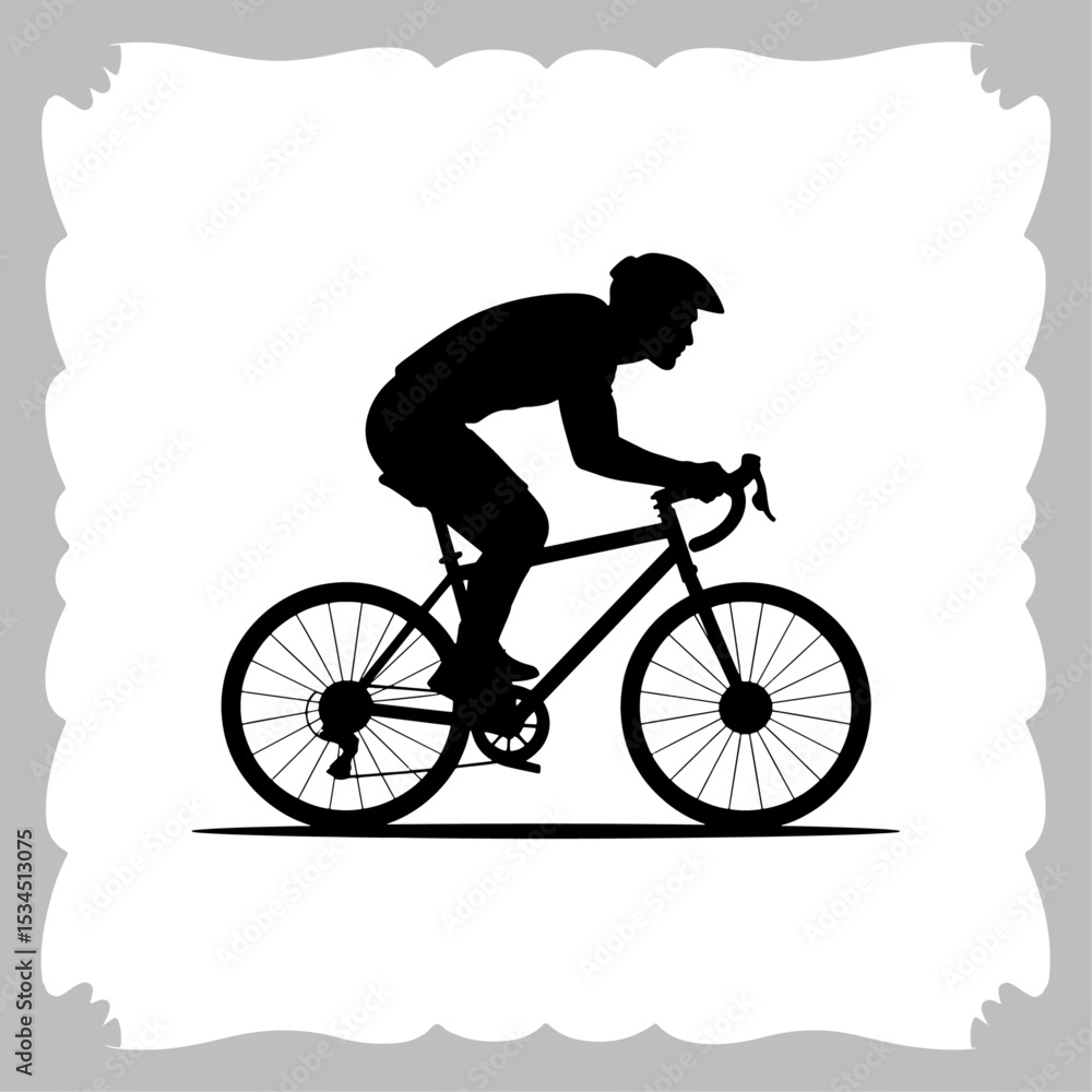 Naklejka premium Silhouette of Man and Girl with Abstract Vintage Background Vector Illustration