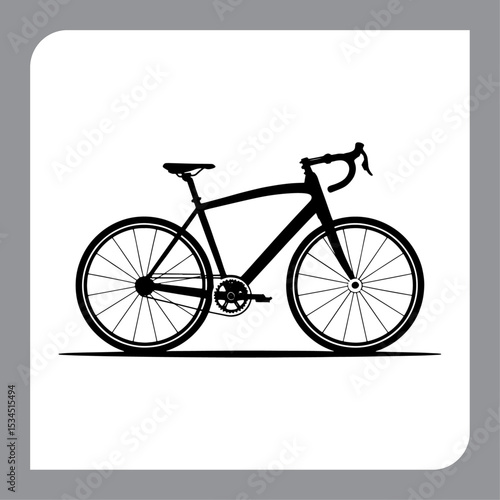 Vintage bicycle illustration with retro style on grunge background