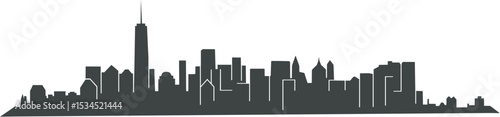 Panorama of New York - vector, the best on the web for your projects