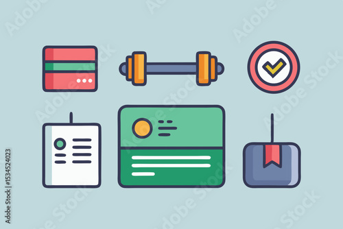 gym pass resistance tube icon