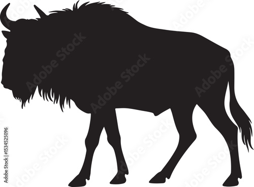 Gnu Vector Silhouette