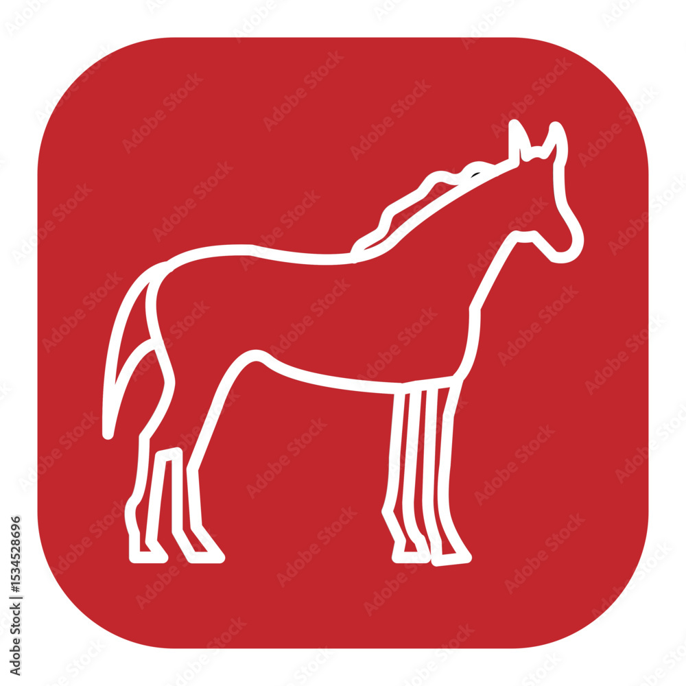 Obraz premium Horse Icon
