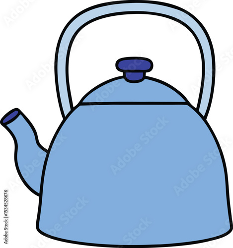 kettle icon clipart vector on transparent background

