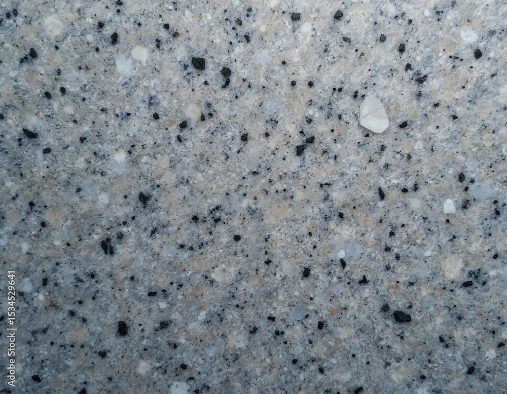 Close-up gray granite stone texture. Smooth, grainy surface. Spotted pattern, dark black dots, small white spots. Mineral rock material, natural background for interior design, architecture, Close-up gray granite stone texture. Smooth, grainy surface. Spotted pattern, dark black dots, small white spots. Mineral rock material, natural background for interior design, architecture,
