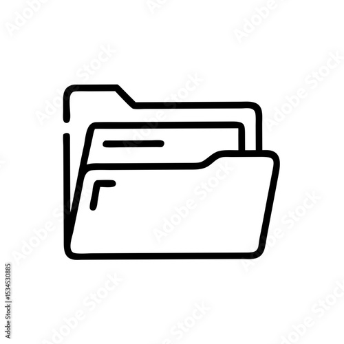 Akte Ordner Mappe Symbol 
