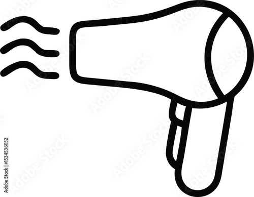 barbershop hair dryer icon