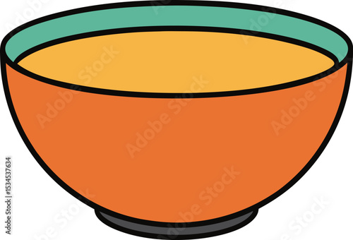 soup bowl icon clipart vector on transparent background
