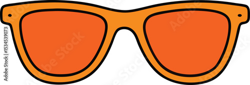 sunglasses icon clipart vector on transparent background
