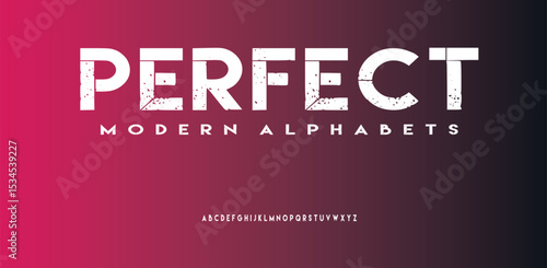 Modern font digital cyber alphabet made segment line, trendy letters A, B, C, D, E, F, G, H, I, J, K, L, M, N, O, P, Q, R, S, T, U, V, W, X, Y, Z and numerals 0, 1, 2, 3, 4, 5, 6, 7, 8, 9
