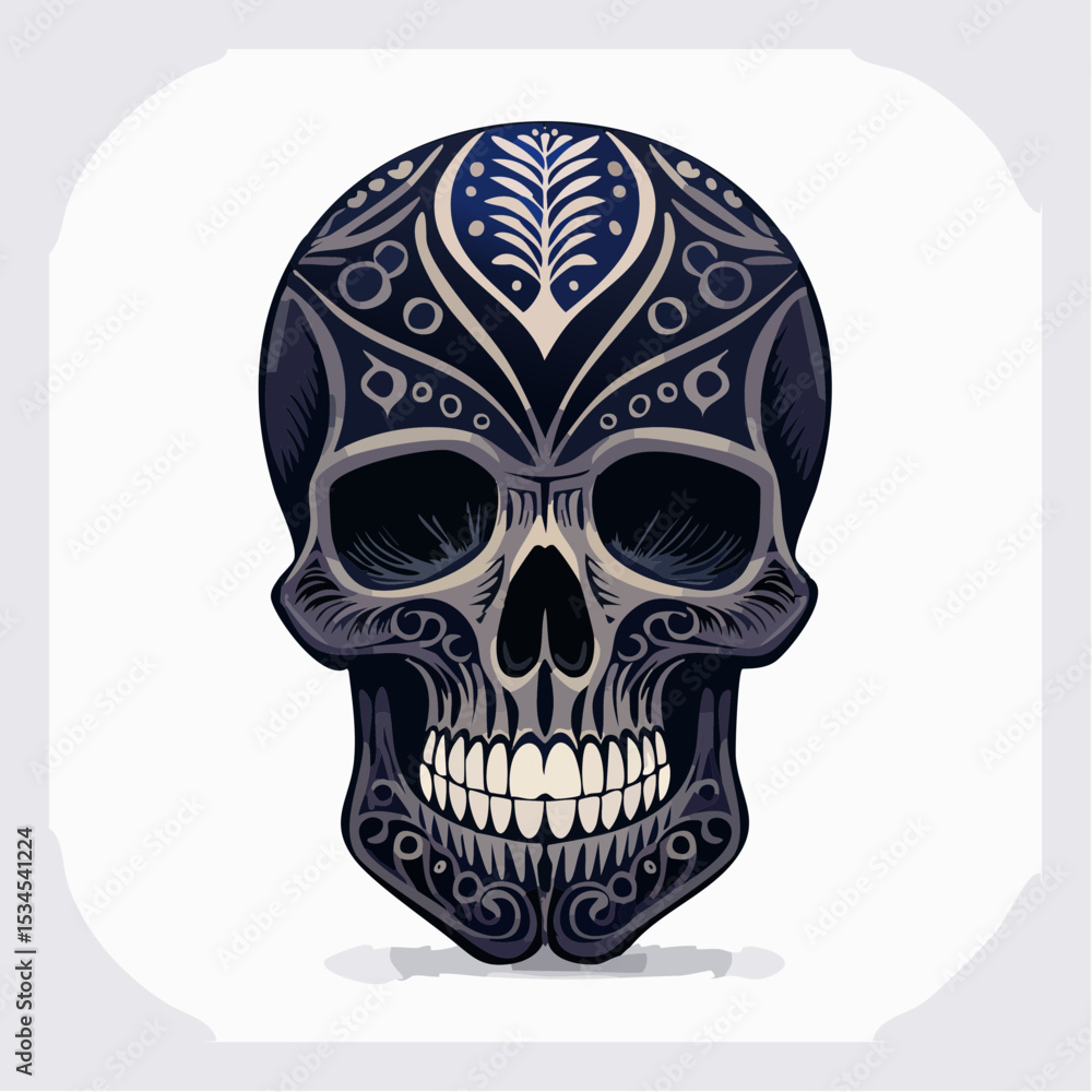 Obraz premium skull vector art