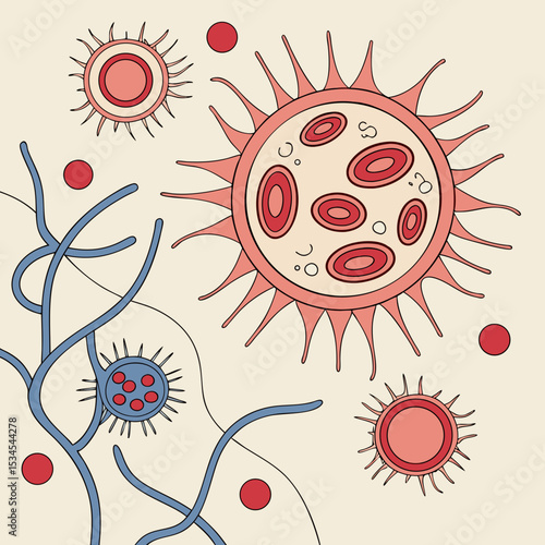 Cellular Structure Pattern