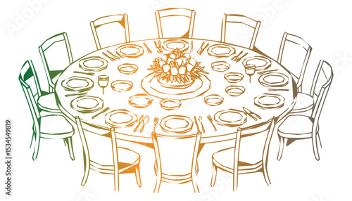 A beautifully designed outdoor cafe dining set with wooden chairs and a table perfect for a meal