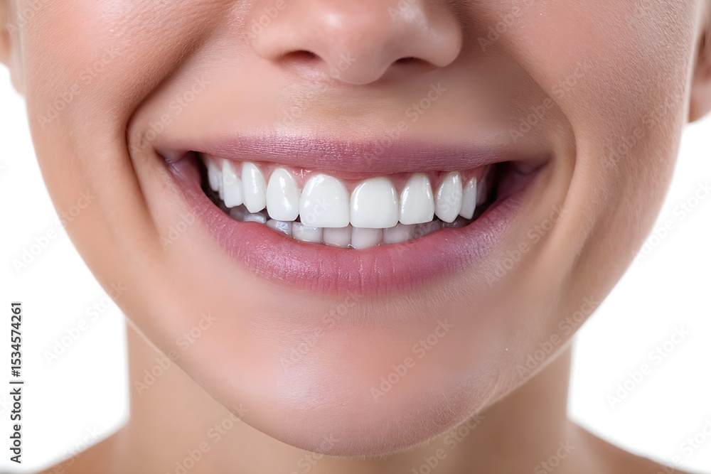 Obraz premium woman with braces