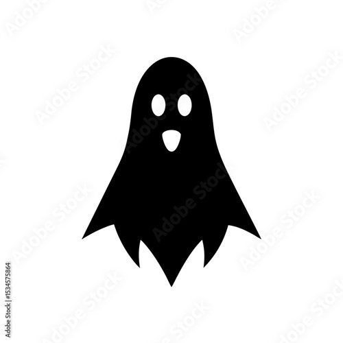 Ghost Icon Vector Flat Clean and Isolated Style