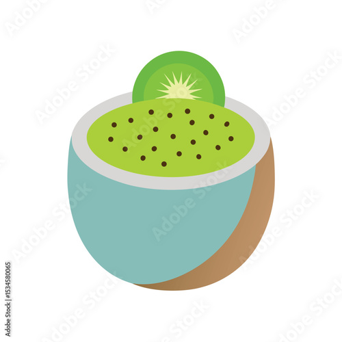 Refreshing Kiwi Dessert A Bowl of Zesty Goodness