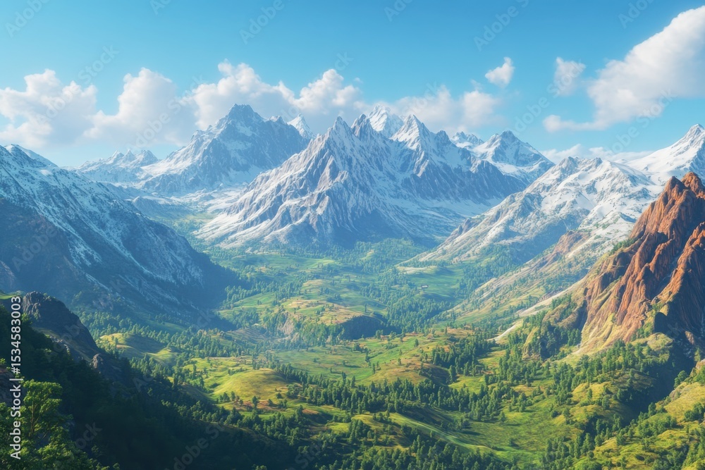 A high quality background portraying mountain landscapes untouched by development in a sustainability theme. A high quality background portraying mountain landscapes untouched by development in a sustainability theme.