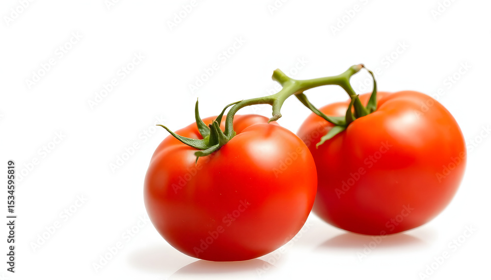 Juicy ripe tomato on clear PNG background, retro style. isolated with white highlights Juicy ripe tomato on clear PNG background, retro style. isolated with white highlights
