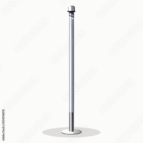 Festivus Pole Minimalist Vector Illustration on White Background