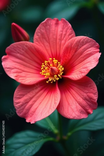 Delicate petals, vibrant hues, intricate stamen , vibrant, veins