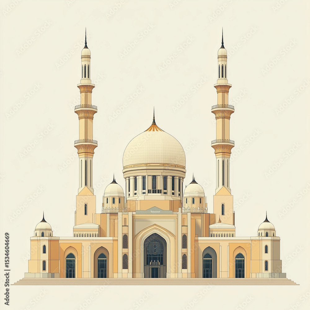 Obraz premium Card mosque