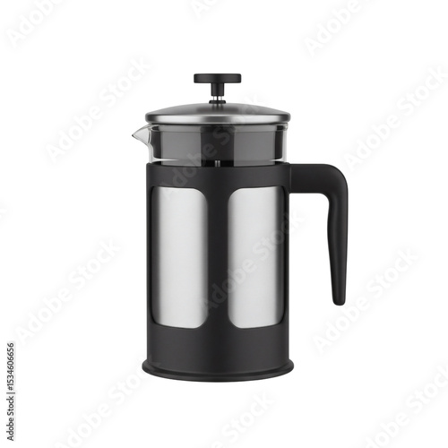 Wallpaper Mural Modern French press coffee maker, isolated on transparent background  Torontodigital.ca