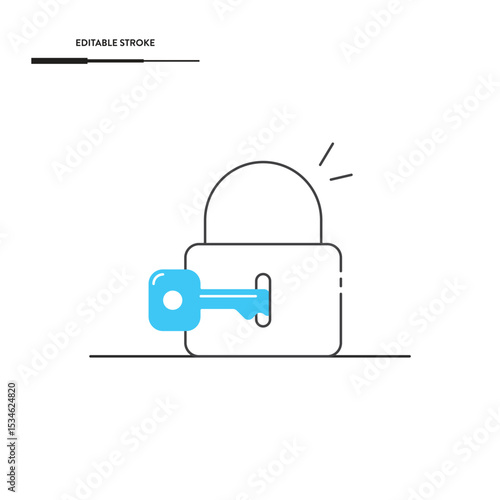 Security Icon Vector Design.
