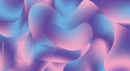 Abstract gradient shapes background design with fluid texture and modern color palette for wallpaper art