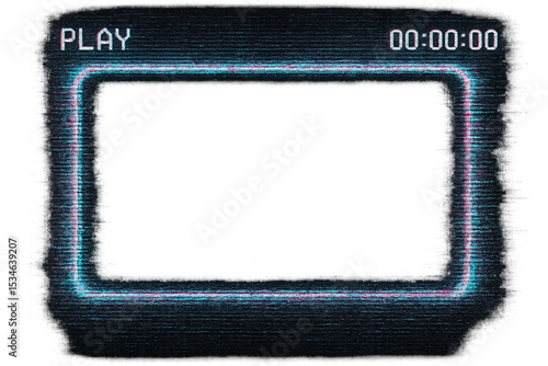 Analogic VHS Glitch Frame