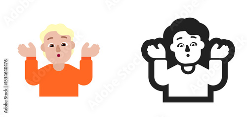 Person Raising Hands Light Skin