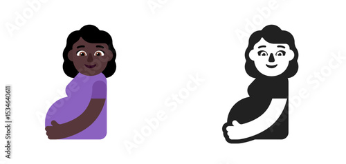 Pregnant Person Dark Skin
