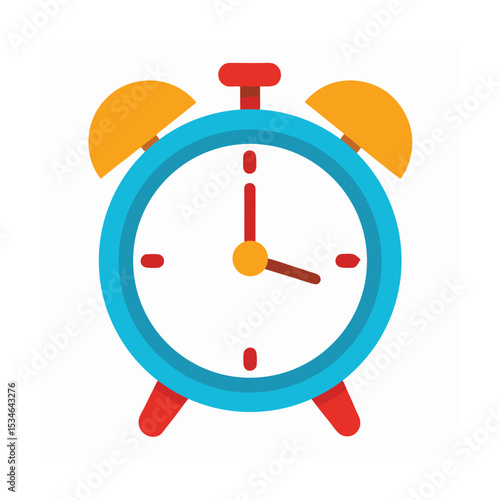 Vintage Alarm Clock Time Management and Productivity Icon