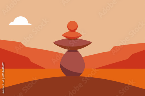 silhouette of a man in the desert